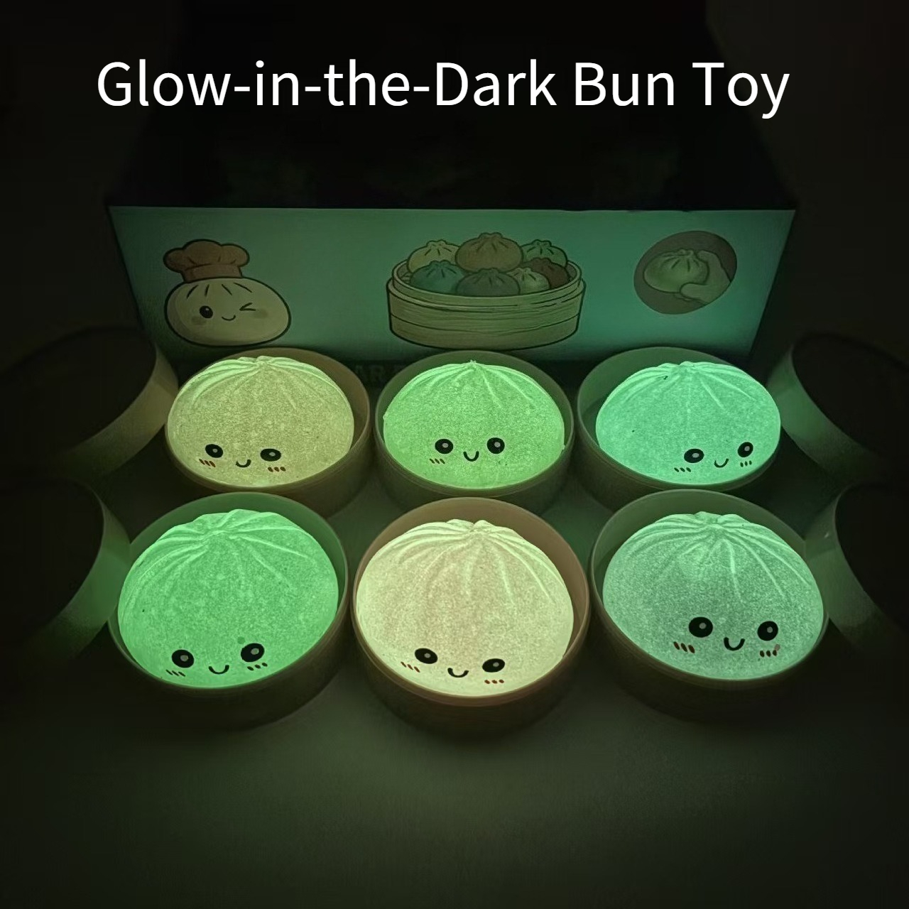 Party Games Steam - 1set 1 Bun+1 Steaming Pot Glow