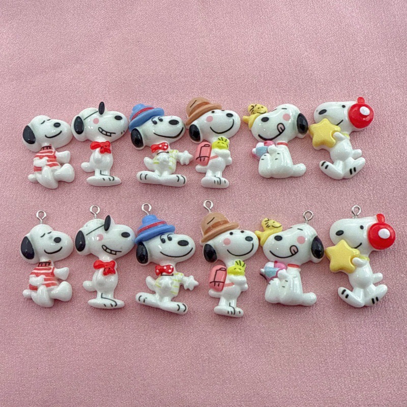 Party Games Ideas - 10pcs resin cute little dog pendant,