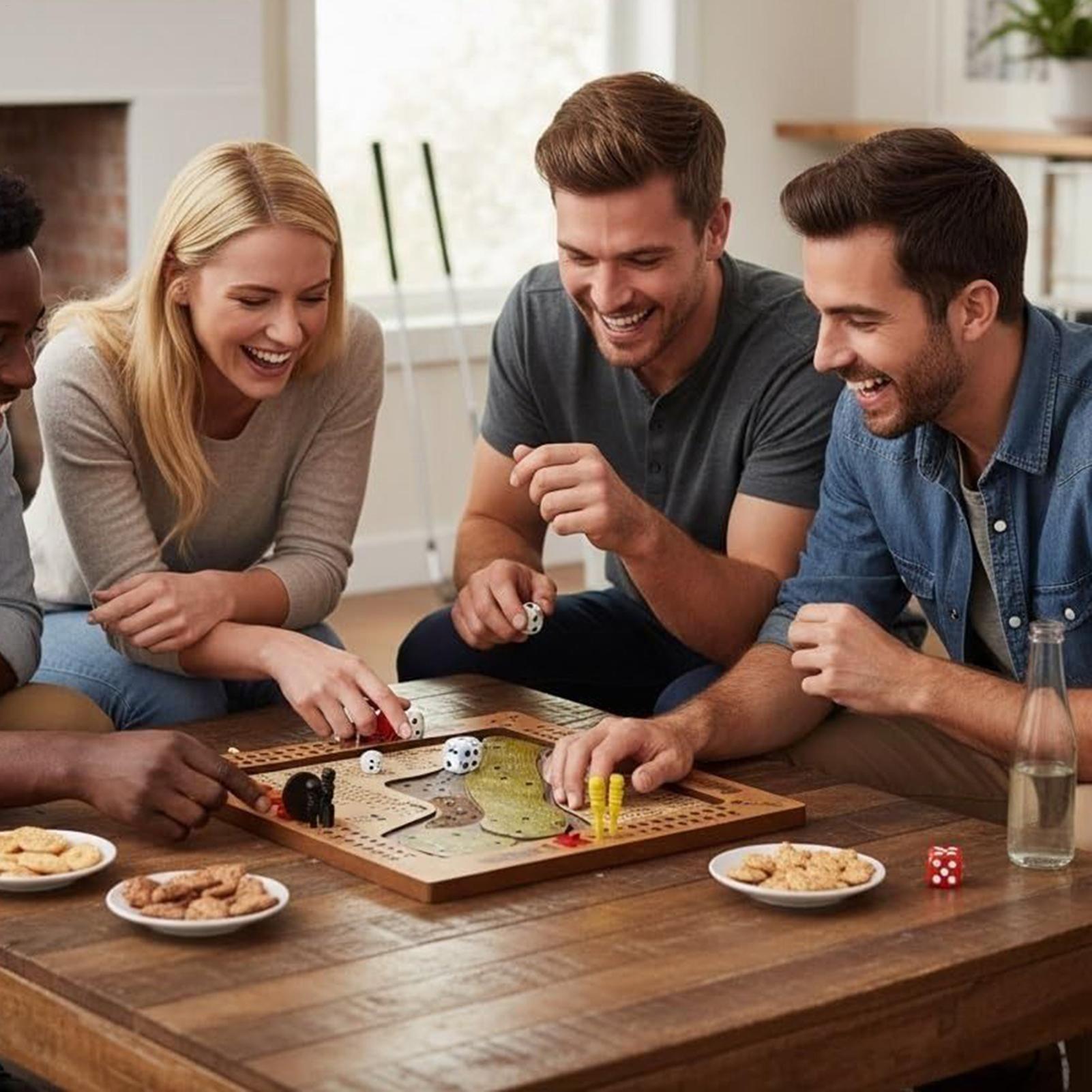 Golf Dice Game Wooden Challeng - Party Games Adults Indoor 评论和价格