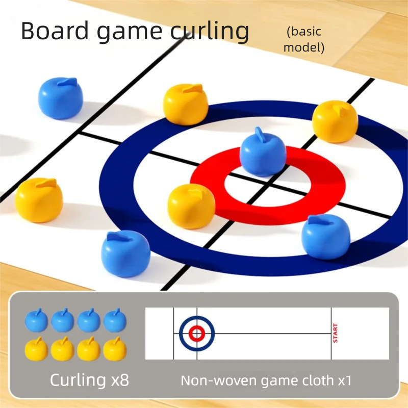 Mini Tabletop Curling Game Por - Party Games Adults Indoor 评论和价格