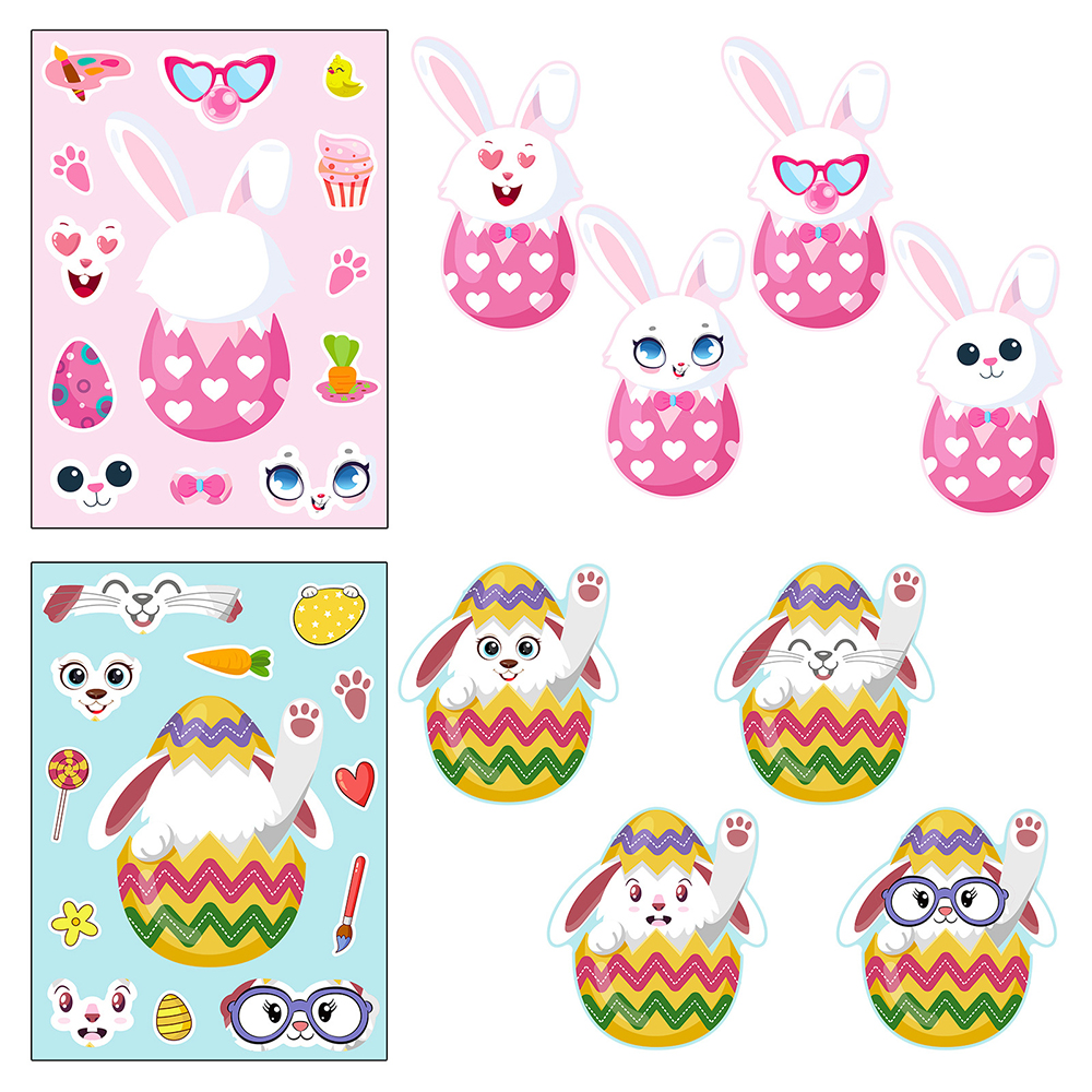 6/12Sheets Cute Easter Rabbit  - Party Games Instagram 评论和价格