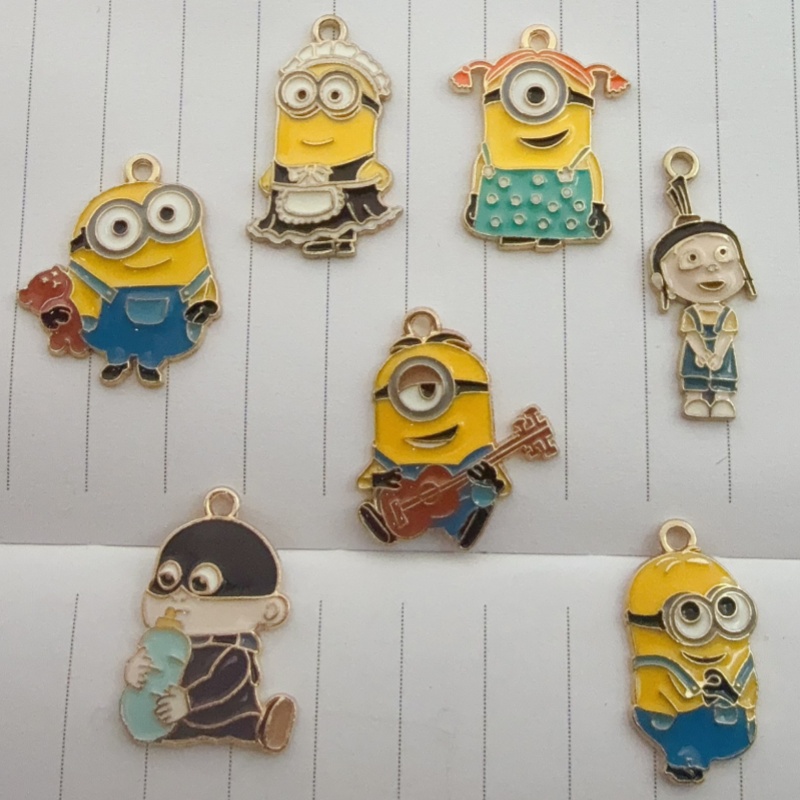 10pcs alloy drip oil cartoon p - Party Games Ideas 评论和价格