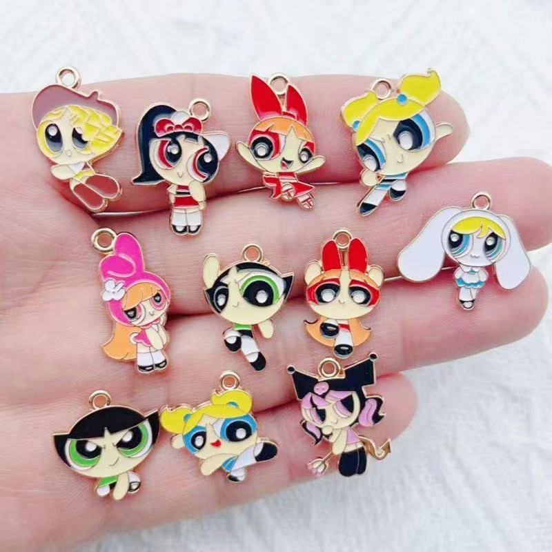 10pcs Alloy Oil-Dripping Carto - Party Games Ideas 评论和价格
