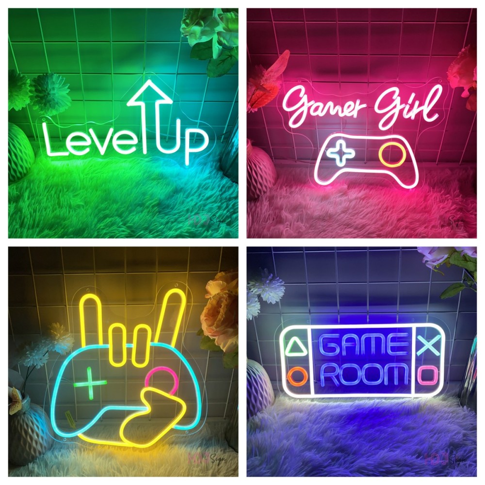 Gaming Neon Led Sign Game Room - Party Games Girls Night 评论和价格