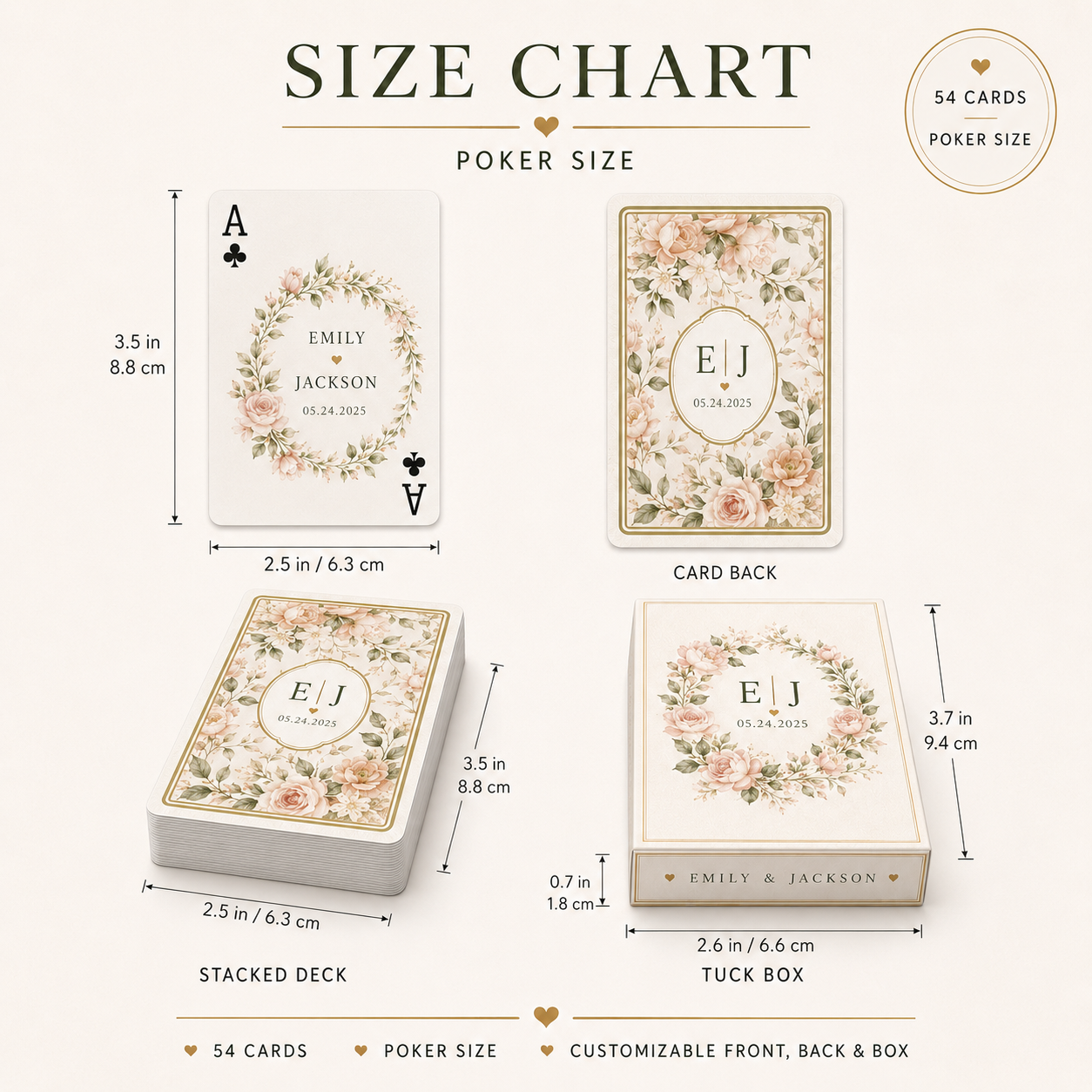 Custom Poker Playing Cards Per - Party Games Girls Night 评论和价格