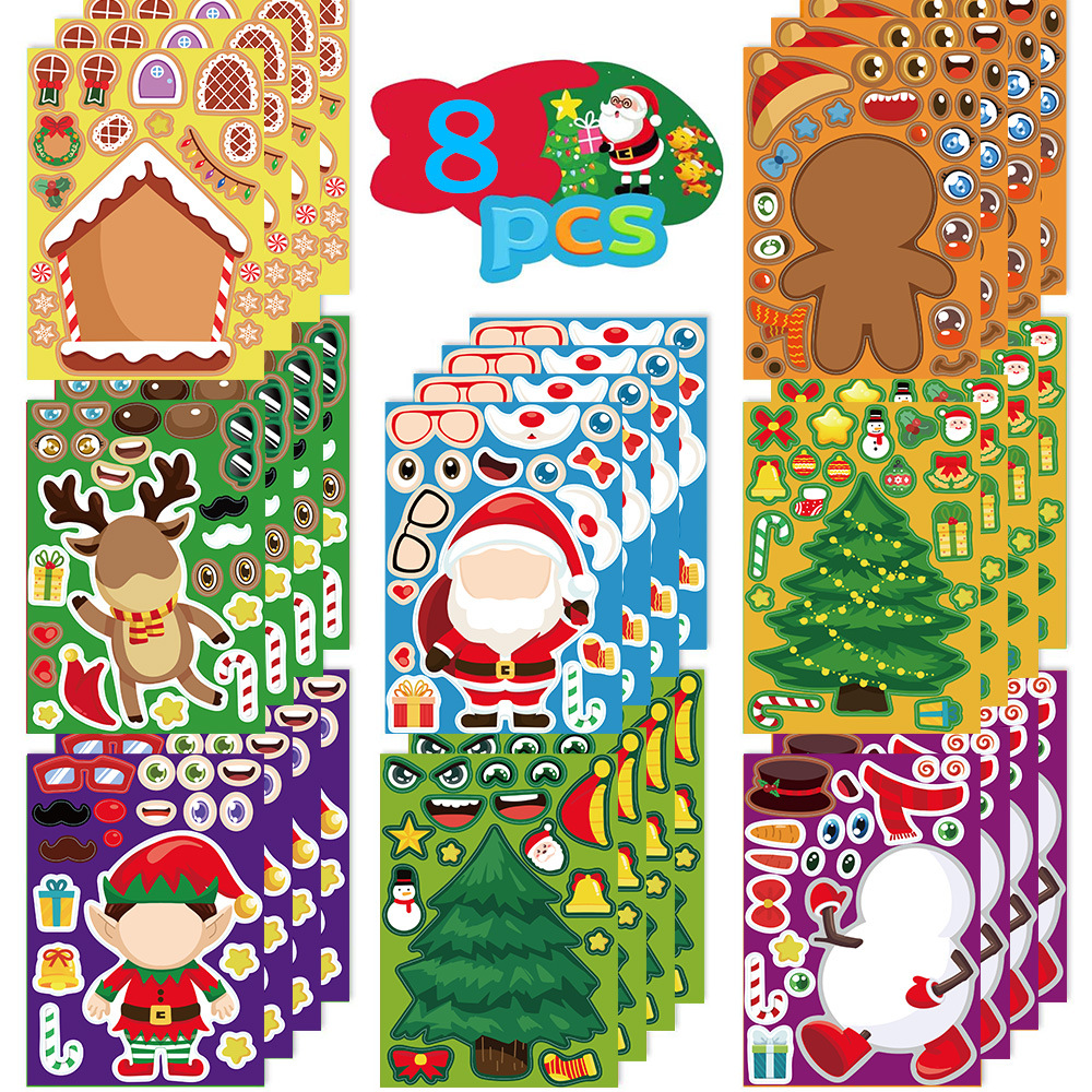 Kawaii Christmas Puzzle Sticke - Party Games Instagram 评论和价格