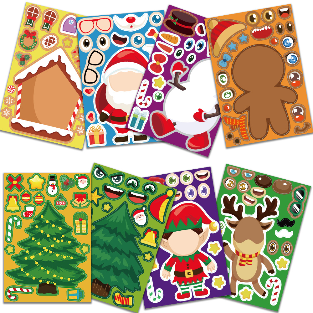 Kawaii Christmas Puzzle Sticke - Party Games Instagram 评论和价格