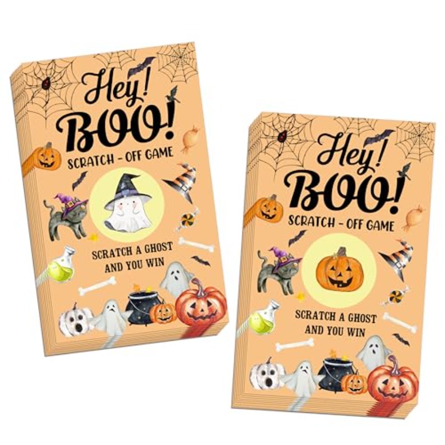 Halloween Games -50 Pack, Scra - Party Games Group For Adults 评论和价格
