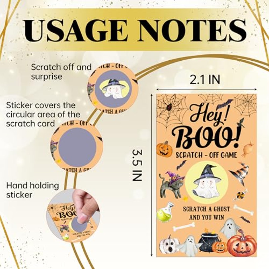 Halloween Games -50 Pack, Scra - Party Games Group For Adults 评论和价格
