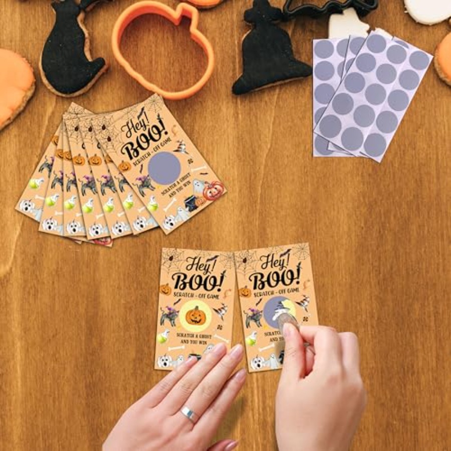 Halloween Games -50 Pack, Scra - Party Games Group For Adults 评论和价格