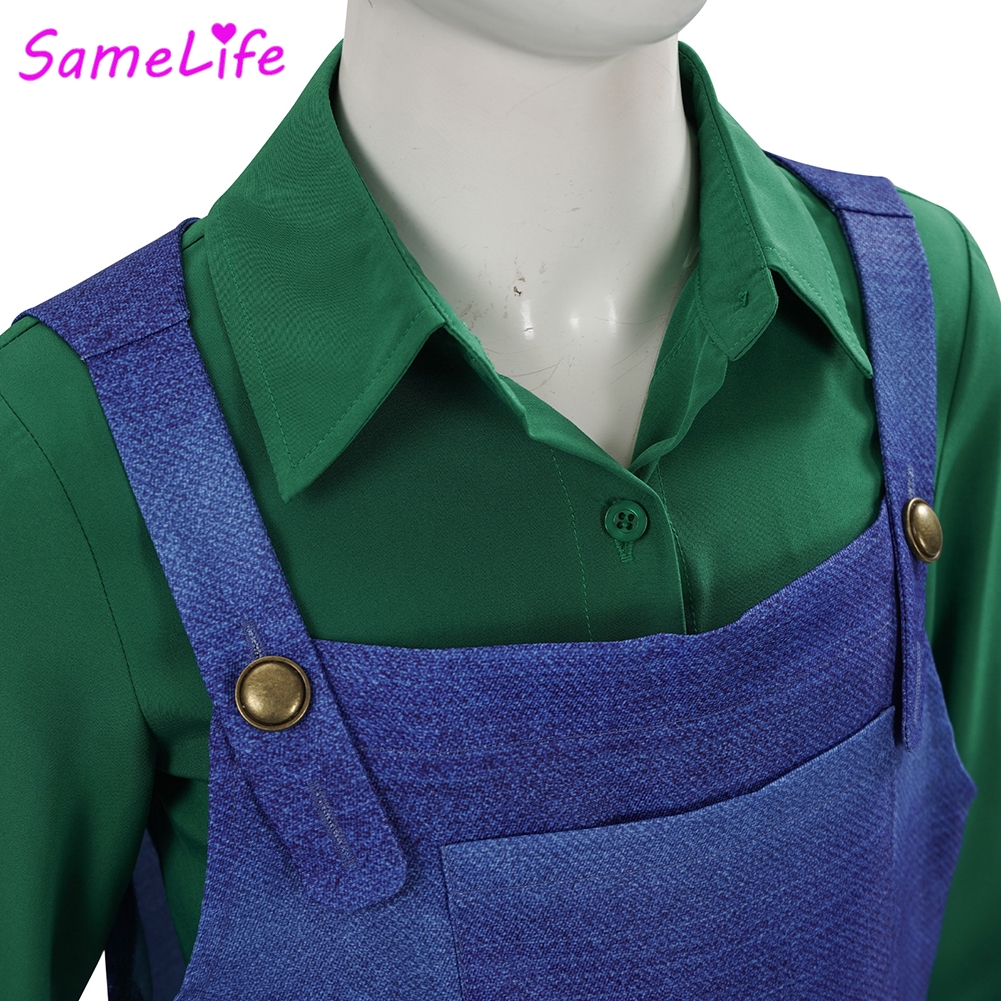 Plumber Luigi Cosplay Fantasy  - Party Games Youth 评论和价格