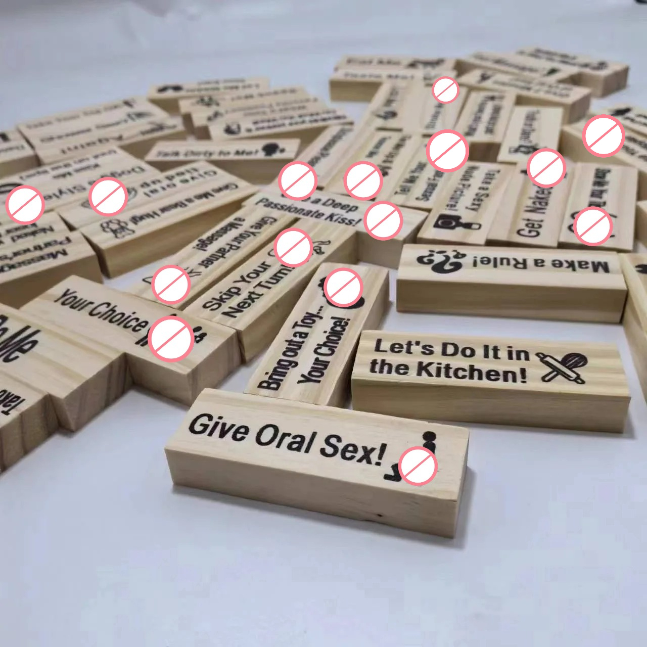 English and French 48pcs Coupl - Party Games Couple 评论和价格