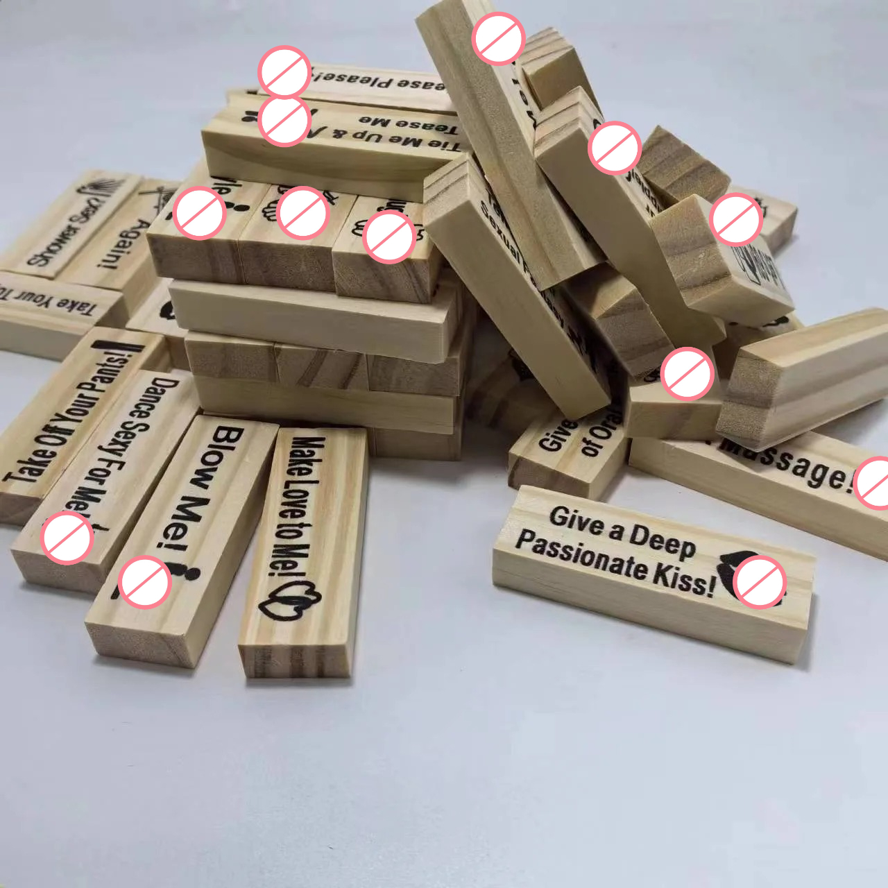 English and French 48pcs Coupl - Party Games Couple 评论和价格