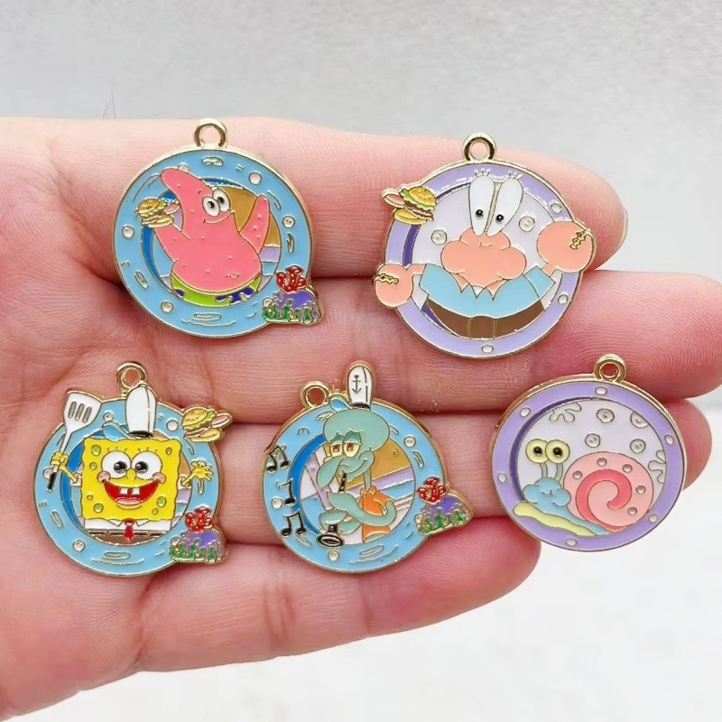 10pcs cartoon anime alloy oil  - Party Games Ideas 评论和价格