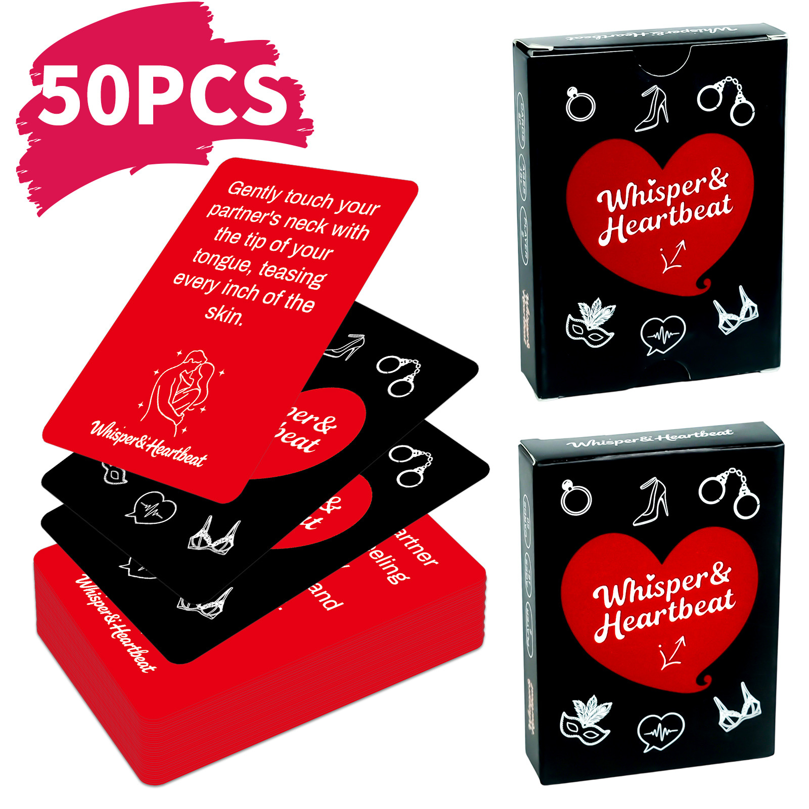50PCS Card Couples Drinking Ga - Party Games Couple 评论和价格
