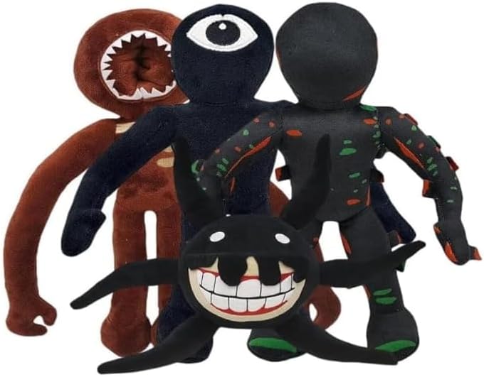 4PC Doors Plush Toys, Monster  - Party Games Adults Indoor 评论和价格