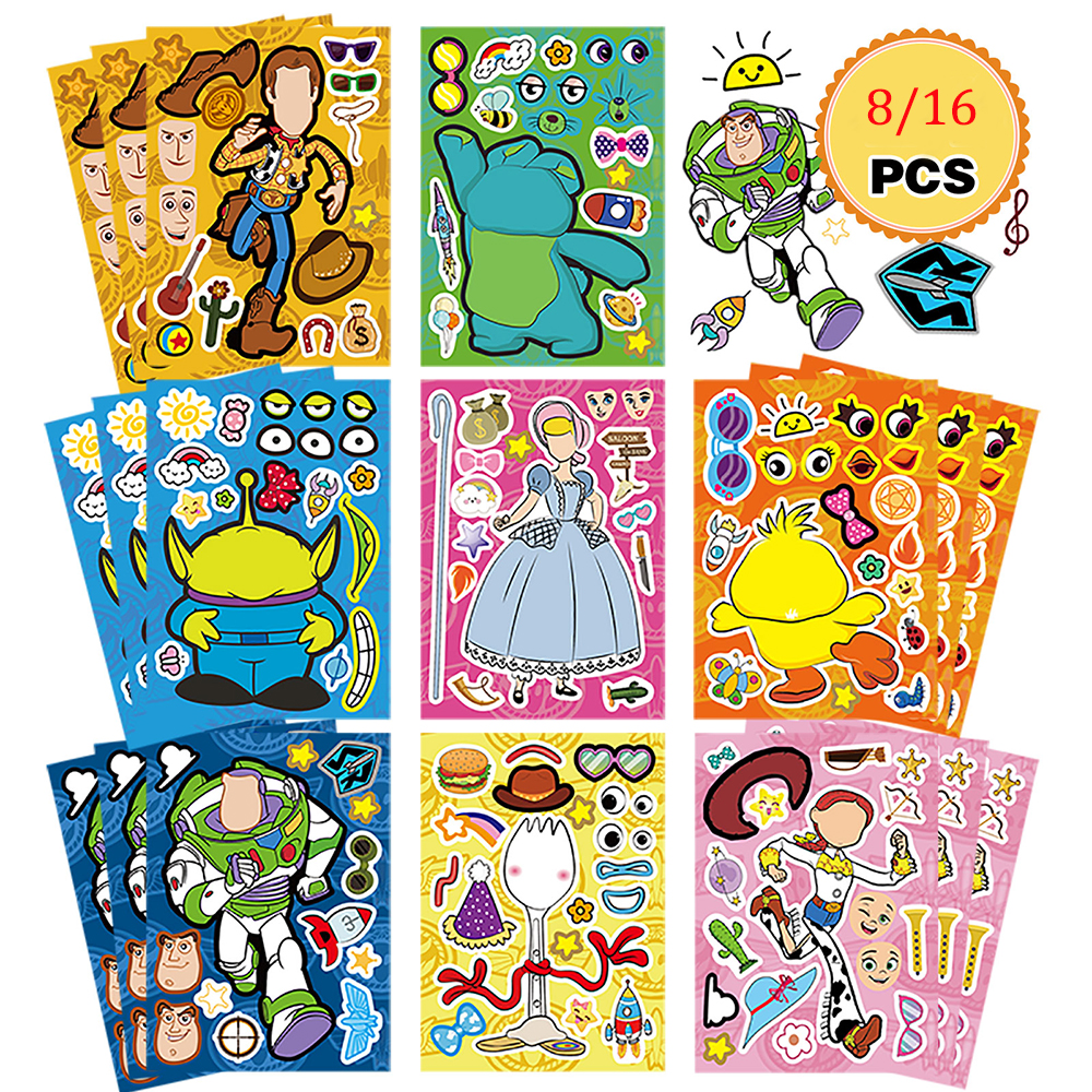 8/16Sheets Disney Toy Story Ma - Party Games Instagram 评论和价格