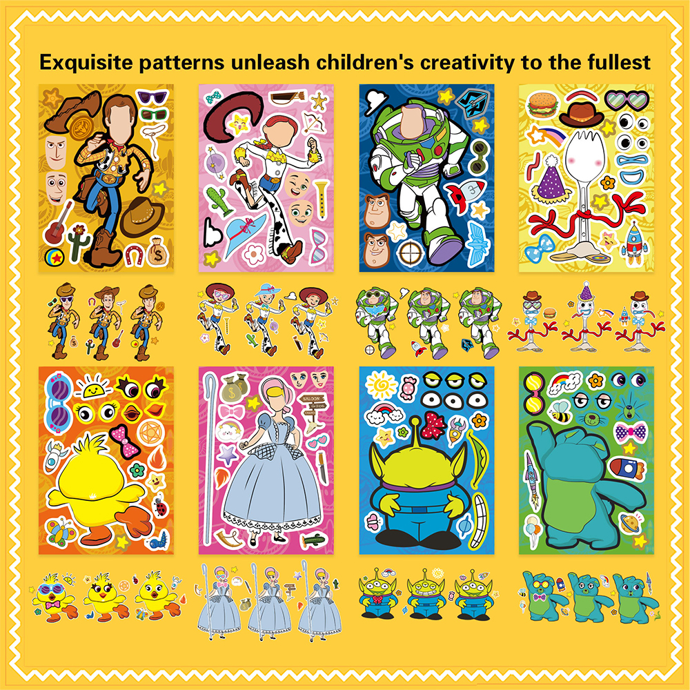 8/16Sheets Disney Toy Story Ma - Party Games Instagram 评论和价格