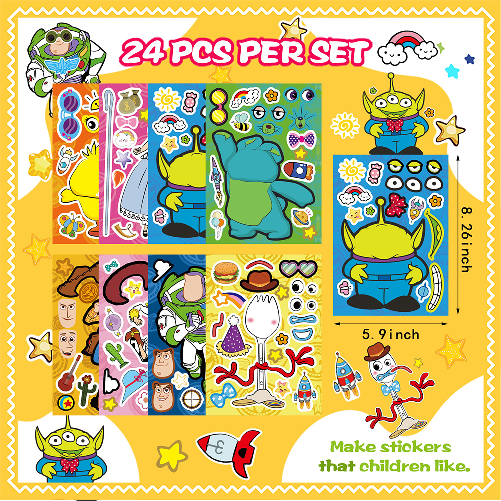8/16Sheets Disney Toy Story Ma - Party Games Instagram 评论和价格