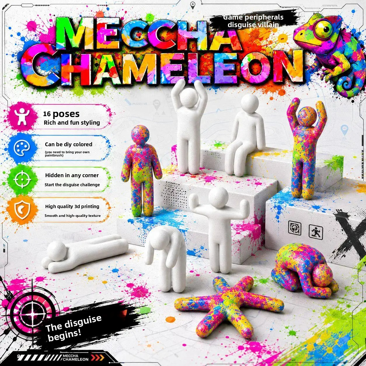 16 Poses Meccha Chameleon Part - Party Games Steam 评论和价格