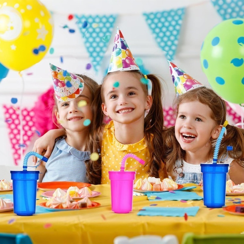 6-18PCS Portable Party Cup wit - Party Games Youth 评论和价格