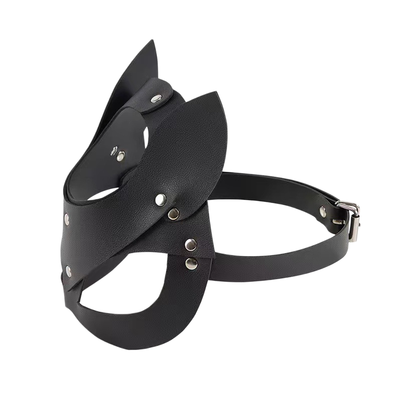 Gothic Catwoman Half Face Mask - Party Games Couple 评论和价格
