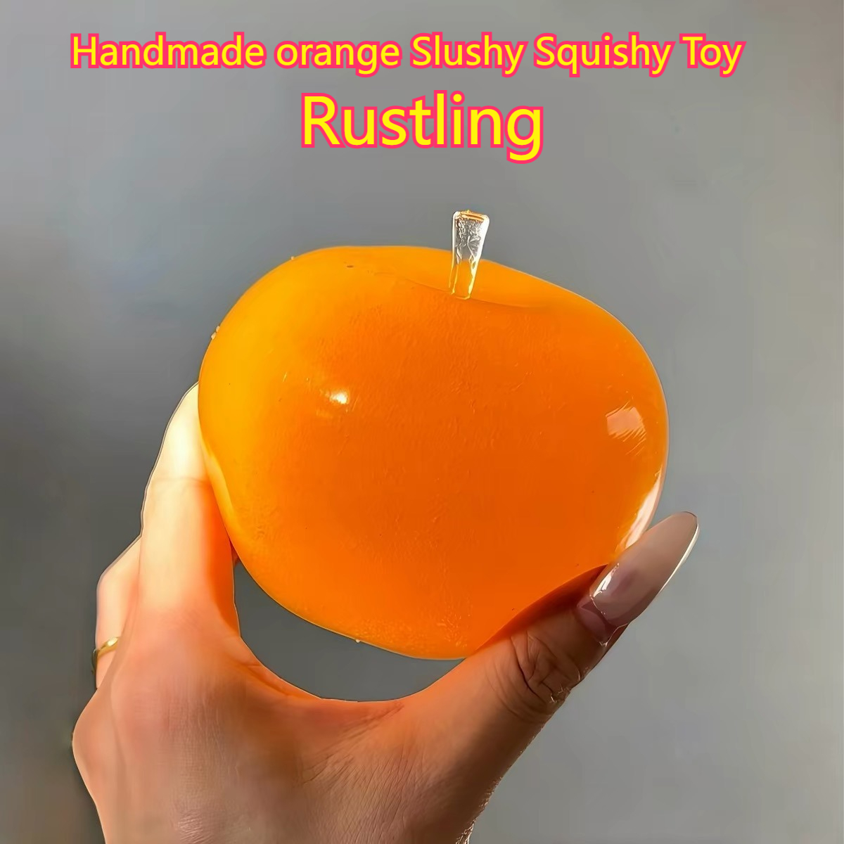 Handmade orange Slushy Squishy - Party Games Ideas 评论和价格