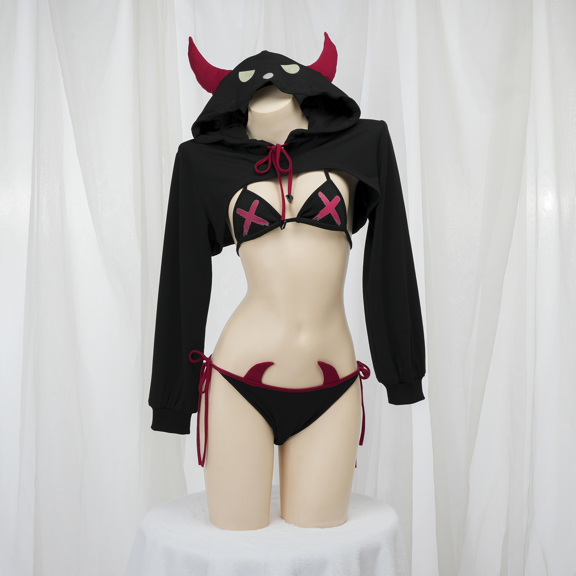 Christmas Short Devil Set Sexy - Party Games Girls Night 评论和价格