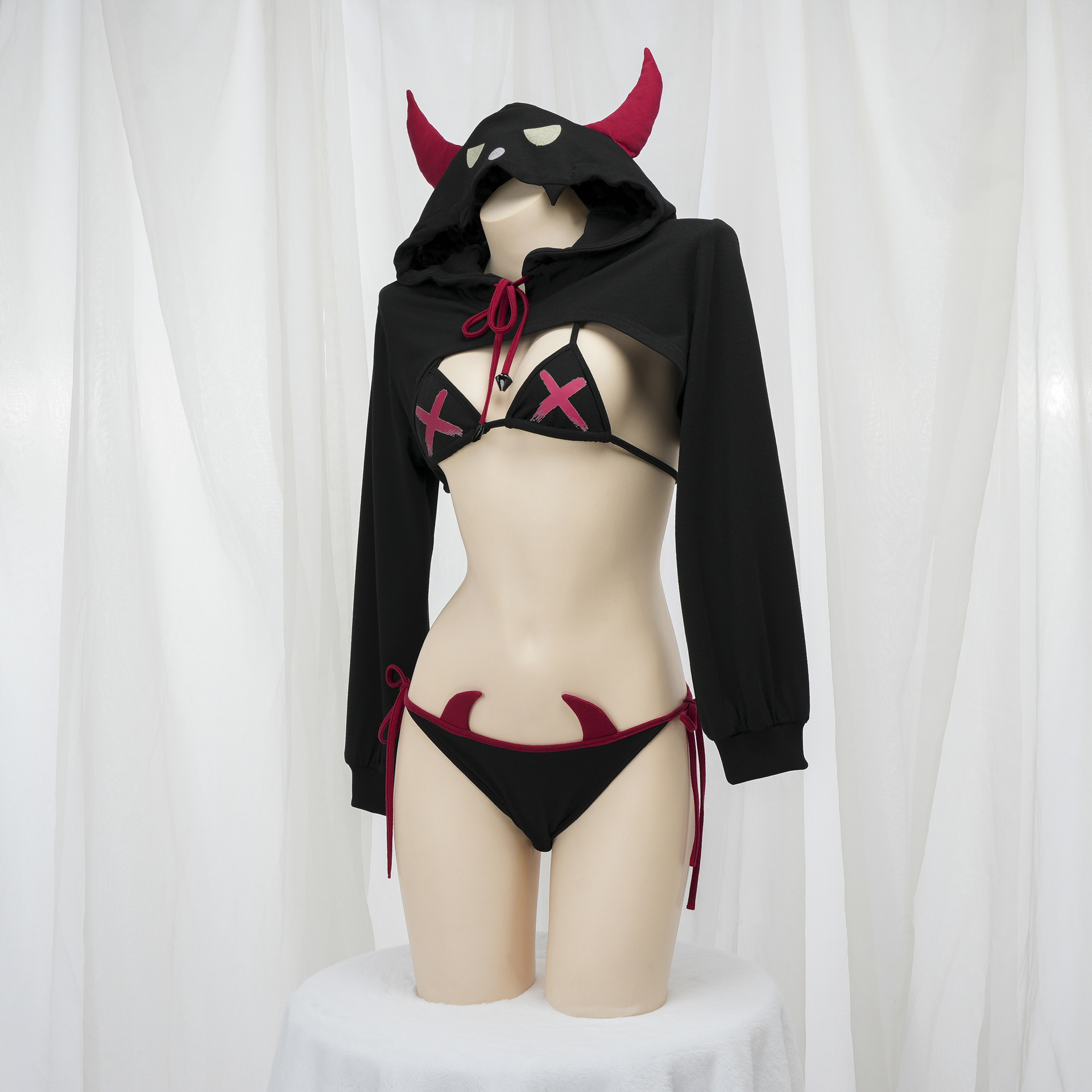 Christmas Short Devil Set Sexy - Party Games Girls Night 评论和价格